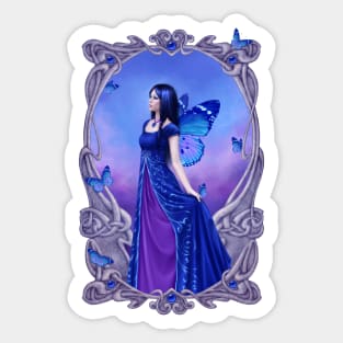 Sapphire Birthstone Fairy Sticker